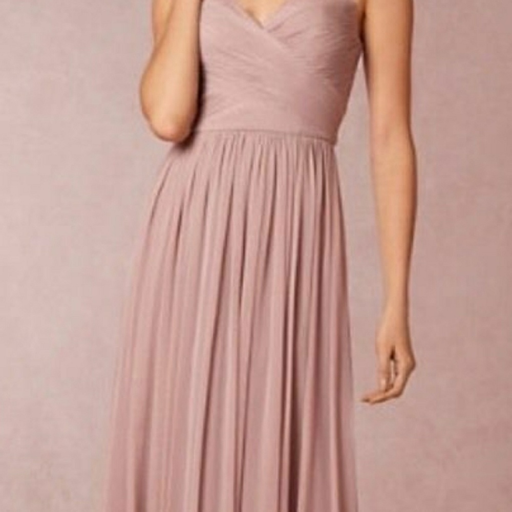 Anthropologie Hitherto Blush Evening Dress